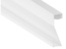 Aluminum profile for LED strip skirting board AL-68 2 meters white surface-mounted LEDUA