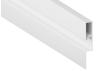 Aluminum profile for LED strip skirting board AL-69 2 meters white surface-mounted LEDUA