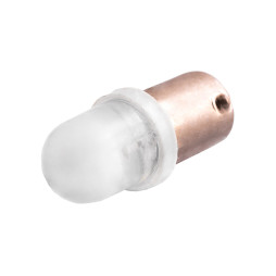 LED car lamp BA9S-1pc-round LED white 12V LEDUA