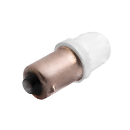 LED car lamp BA9S-1pc-round LED white 12V LEDUA