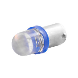 LED car lamp BA9S-1pc-round LED blue 12V LEDUA