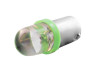 LED car lamp BA9S-1pc-round LED green 12V LEDUA