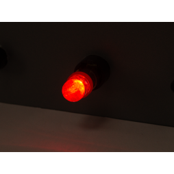 LED car lamp BA9S-1pc-round LED red 12V LEDUA