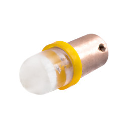 LED car BA9S-1pc-round LED yellow 12V LEDUA
