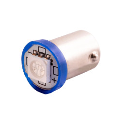 LED car lamp BA9S-5050-1smd blue 12V LEDUA