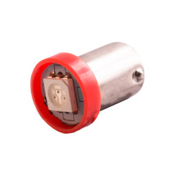 LED car lamp BA9S-5050-1smd red 12V LEDUA