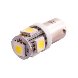 LED car lamp BA9S-5050-5smd white 12V LEDUA