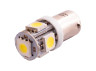 LED car lamp BA9S-5050-5smd white 12V LEDUA