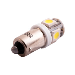 LED car lamp BA9S-5050-5smd white 12V LEDUA