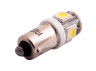 LED car lamp BA9S-5050-5smd white 12V LEDUA
