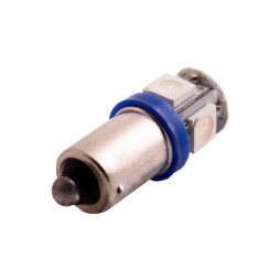 LED car lamp BA9S-5050-5smd blue 12V LEDUA