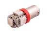 LED car lamp BA9S-5050-5smd red 12V LEDUA