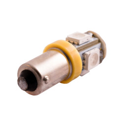 LED car lamp BA9S-5050-5smd yellow 12V LEDUA