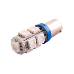 LED car lamp BA9S-5050-9smd blue 12V LEDUA