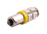 LED car lamp BA9S-5050-9smd yellow 12V LEDUA