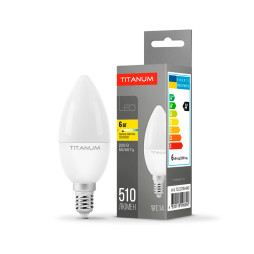 LED lamp TITANUM C37 6W E14 3000K