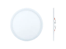 LED lamp CL-R22W-5/2 22W 176-265V round recessed 5000K Biom