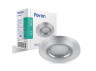 Built-in luminaire Feron CD8060 under a lamp with backlight chrome