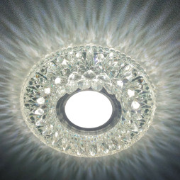 Built-in luminaire Feron CD942 under a lamp with backlight, transparent