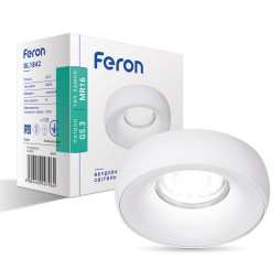 Built-in luminaire Feron DL1842 under the lamp, white matte
