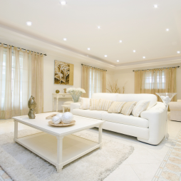 Built-in luminaire Feron DL1842 under the lamp white chrome