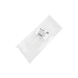 Cable tie locking white 3.5*200mm. (100pcs pack)