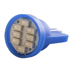 LED car lamp T10-3014-8smd blue 12V LEDUA