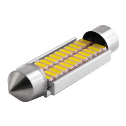 LED car lamp S85-41mm-24smd 3014 white 12V LEDUA