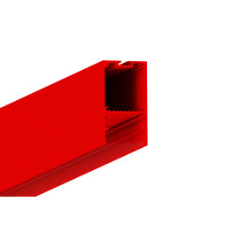 Aluminum profile for LED strip AL-44 2 meters red suspended/surface mounted LEDUA
