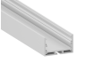Aluminum profile for LED strip AL-23-1 1 meter white surface-mounted hanging LEDUA