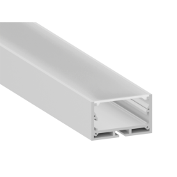 Aluminum profile for LED strip AL-23-1 2 meters white surface-mounted hanging LEDUA