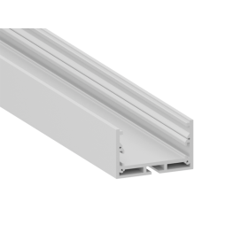 Aluminum profile for LED strip AL-23-1 2 meters white surface-mounted hanging LEDUA
