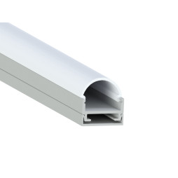 Aluminum profile for LED strip AL-10 2 meters anodized overhead LEDUA