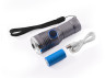 Flashlight-manual Small Sun R840/1812C-XPE, micro USB charger, 1x16340, “POLICE” strap
