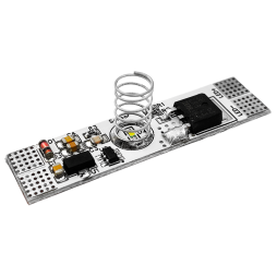 Touch switch for profile I=15A, spring 10mm 12-24V M356 (white)