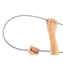 Flexible busbar AeroLine PJ1809 black color (20m reel) LEDUA