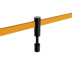 Mounting for flexible busbar duct AeroLine PJ1805 black color LEDUA