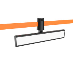 LED track light AeroLine YZ1804 48V 18W 4000K 120° 460mm black color LEDUA