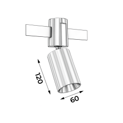 LED track light AeroLine YZ1806 48V 15W 4000K 24° black color LEDUA