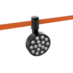 LED track light AeroLine YZ1813 48V 10W 4000K 24° 95*30mm black color LEDUA