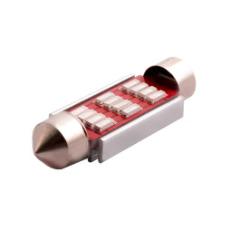 LED car lamp S85-41mm-12smd 4014 amber blue 12V LEDUA