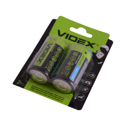 Alkaline battery D/LR20 blister card (pack of 2) Videx