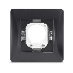 Black graphite cable outlet VIDEX BINERA
