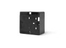 Single black graphite surface mounting box VIDEX BINERA