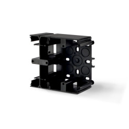 Black graphite surface mounting box module VIDEX BINERA