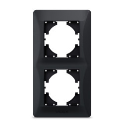 Black graphite frame 2-seater vertical VIDEX BINERA