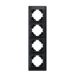 Black graphite frame 4-seater vertical VIDEX BINERA