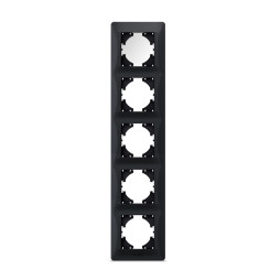 Black graphite frame 5-seater vertical VIDEX BINERA