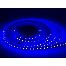 LED strip 2835-120led-8mm-12V, IP20 9.6w/m 22lm/led blue 2 years warranty LEDUA
