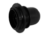 E27 plastic socket/thread-ring+retaining ring/black LEDUA